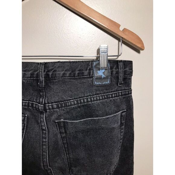 One Teaspoon Distressed Jeans Womens 24 Ripped Washed Denim Black - Picture 7 of 7